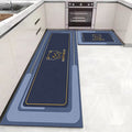 Kitchen Floor Mat Absorbent Oil Absorption Carpet Bedside Rug Non-slip Mat Pi-Mart