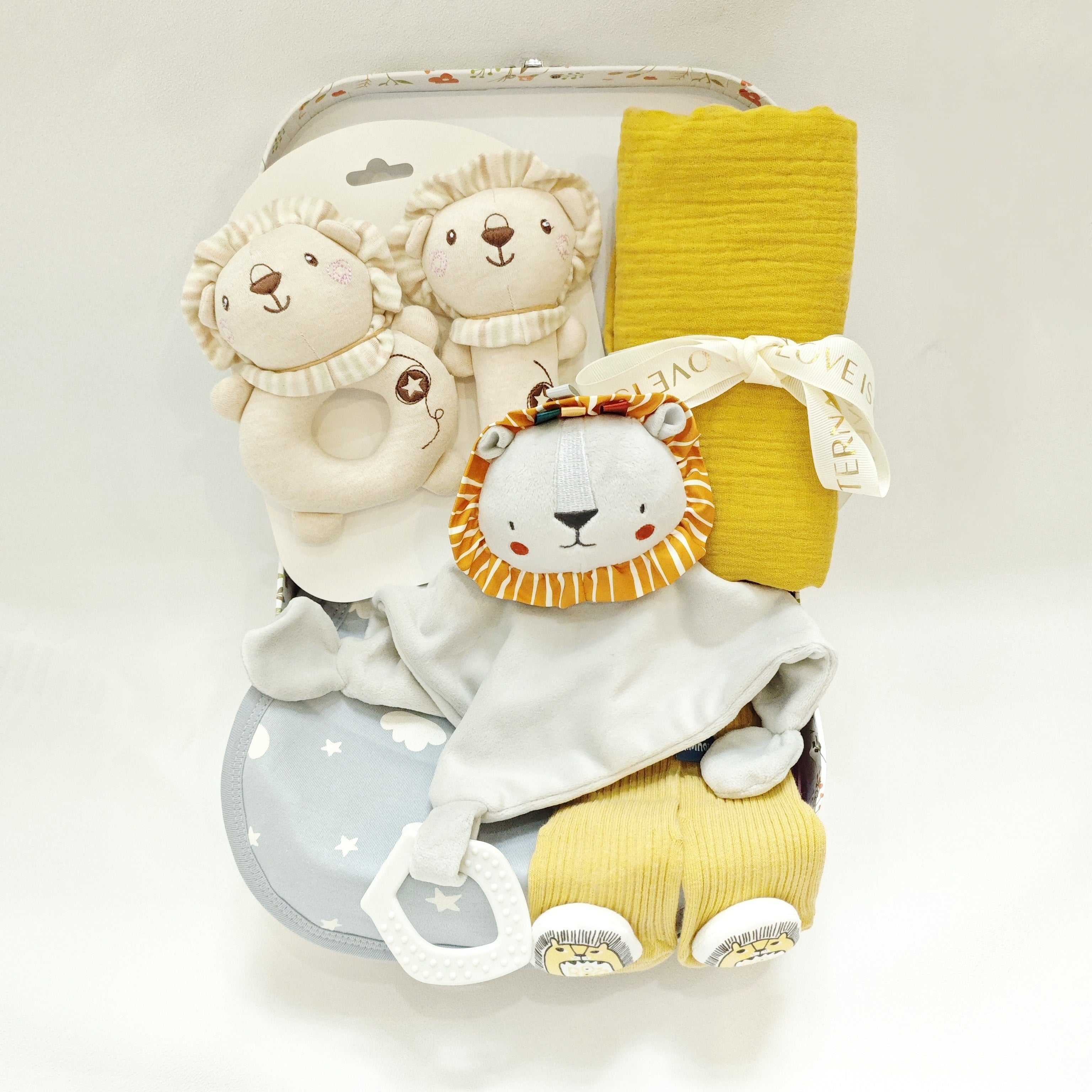 MOVEBO Youngsters Essentials Gift Set - Soft Cotton Blanket, Bath Towel & Rattle - Perfect Youngsters Shower Gift for Boys & Girls Lootquake LLC