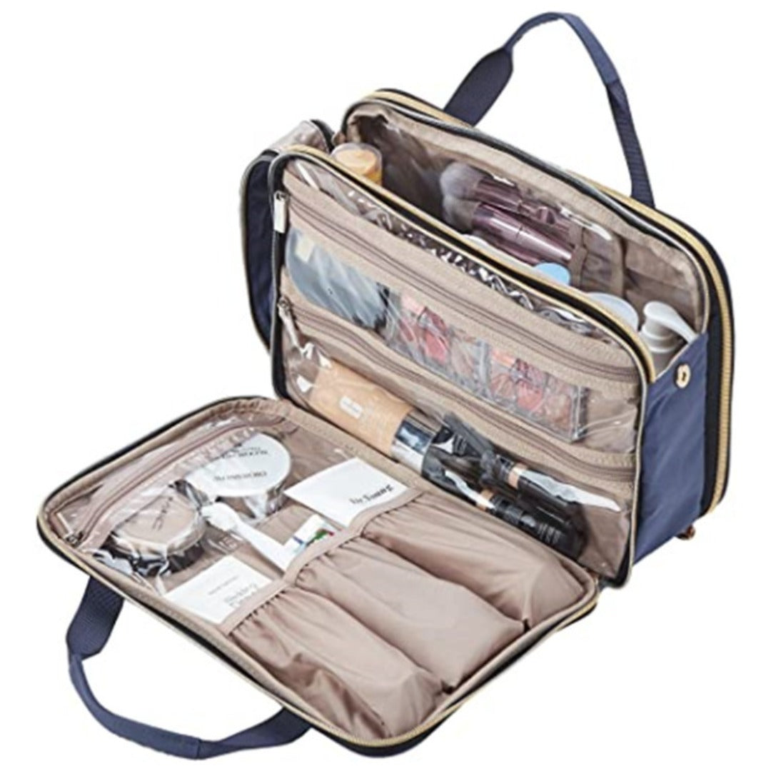 Travel makeup bag,Makeup bag organizers,Makeup bags, largeWash Bag Travel Hand Cosmetic Bag, Wash Bag, Storage Bag, Wash Kit makeup bag for women - SJB-DIAMOND ELITES