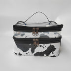 Transparent Cosmetic Bag, Double cosmetic bag, portable large capacity waterproof multi-functional portable makeup bag, travel skin care product storage bag, toilet bag for College Dorm Camp Gym - SJB-DIAMOND ELITES
