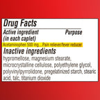 Equate Extra Strength Acetaminophen Pain Reliever Caplets; 500 mg; 40 Count