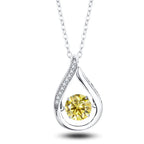 925 Silver Moissanite Jewelry Set Necklace Ring Stud Earrings Solitaire BandsCo Straps