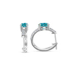 925 Sterling Silver Moissanite 1 Ct Oval Stud Earrings For Women GIA BandsCo Straps
