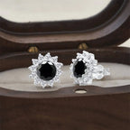 925 Sterling Silver Moissanite Stud Earrings With 1ct Moissanite Pendant BandsCo Straps