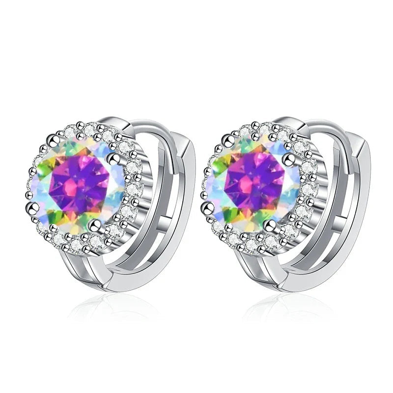 925 Sterling Silver D Color Moissanite Stud Earrings For Women Wedding BandsCo Straps