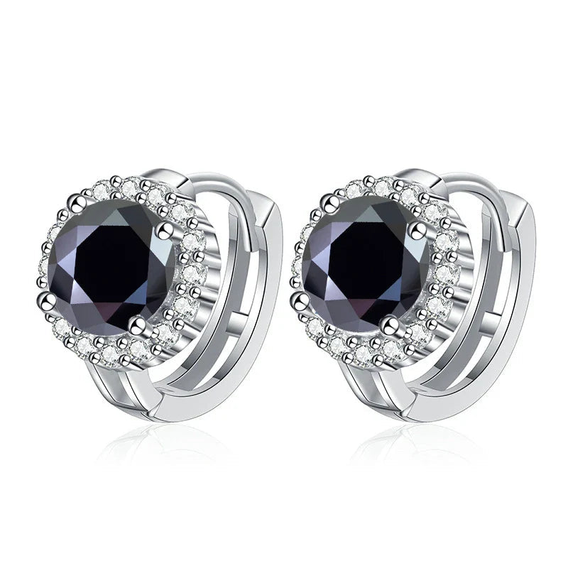 925 Sterling Silver D Color Moissanite Stud Earrings For Women Wedding BandsCo Straps