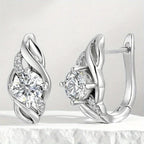 925 Sterling Silver 0.5ct Moissanite Stud Earrings For Couples Women Men BandsCo Straps