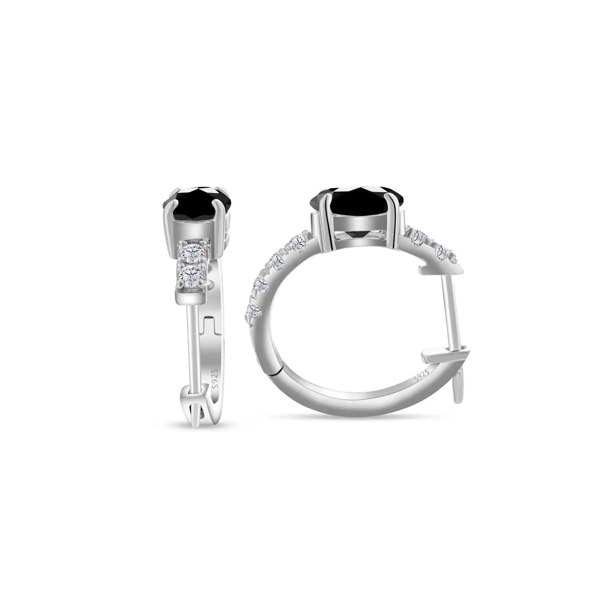 925 Sterling Silver Moissanite 1 Ct Oval Stud Earrings For Women GIA BandsCo Straps