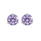 925 Sterling Silver Moissanite Stud Earrings 0.5CT 1CT Women Classic BandsCo Straps