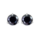 925 Sterling Silver Moissanite Stud Earrings 0.5CT 1CT Women Classic BandsCo Straps