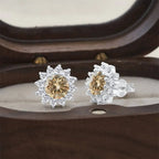 925 Sterling Silver Moissanite Stud Earrings With 1ct Moissanite Pendant BandsCo Straps