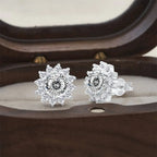 925 Sterling Silver Moissanite Stud Earrings With 1ct Moissanite Pendant BandsCo Straps
