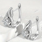 925 Sterling Silver 0.5ct Moissanite Stud Earrings For Couples Women Men BandsCo Straps