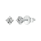 925 Sterling Silver Moissanite Stud Earrings VVS1 Lab Diamond Gift Unisex Party BandsCo Straps