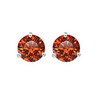 925 Sterling Silver Moissanite Stud Earrings 0.5CT 1CT Women Classic BandsCo Straps