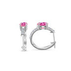 925 Sterling Silver Moissanite 1 Ct Oval Stud Earrings For Women GIA BandsCo Straps