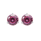 925 Sterling Silver Moissanite Stud Earrings 0.5CT 1CT Women Classic BandsCo Straps
