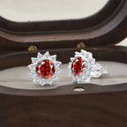 925 Sterling Silver Moissanite Stud Earrings With 1ct Moissanite Pendant BandsCo Straps
