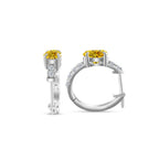 925 Sterling Silver Moissanite 1 Ct Oval Stud Earrings For Women GIA BandsCo Straps