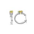 925 Sterling Silver Moissanite 1 Ct Oval Stud Earrings For Women GIA BandsCo Straps