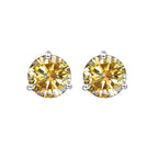 925 Sterling Silver Moissanite Stud Earrings 0.5CT 1CT Women Classic BandsCo Straps