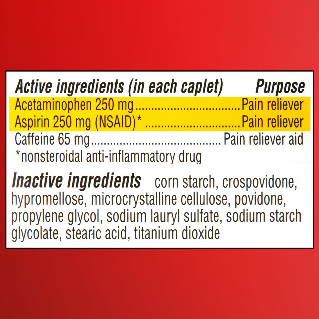 Equate Extra Strength Headache Relief Caplets; 24 Count
