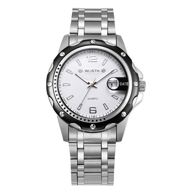 Waterproof Men's Calendar Business Quartz Watch Pi-Mart
