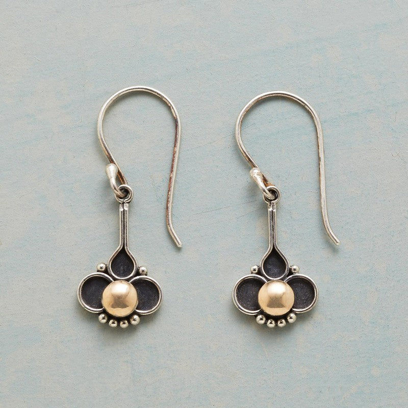 Women's Vintage Moonstone Heart-shaped Earrings Pi-Mart