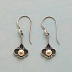 Women's Vintage Moonstone Heart-shaped Earrings Pi-Mart