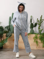 Women's Long Sleeved Hoodie Set - SJB-DIAMOND ELITES