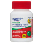 Equate Extra Strength Headache Relief Geltabs; 250 mg; 80 Count