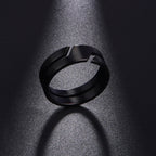 Silver Color Unisex Stainless Rings Pi-Mart