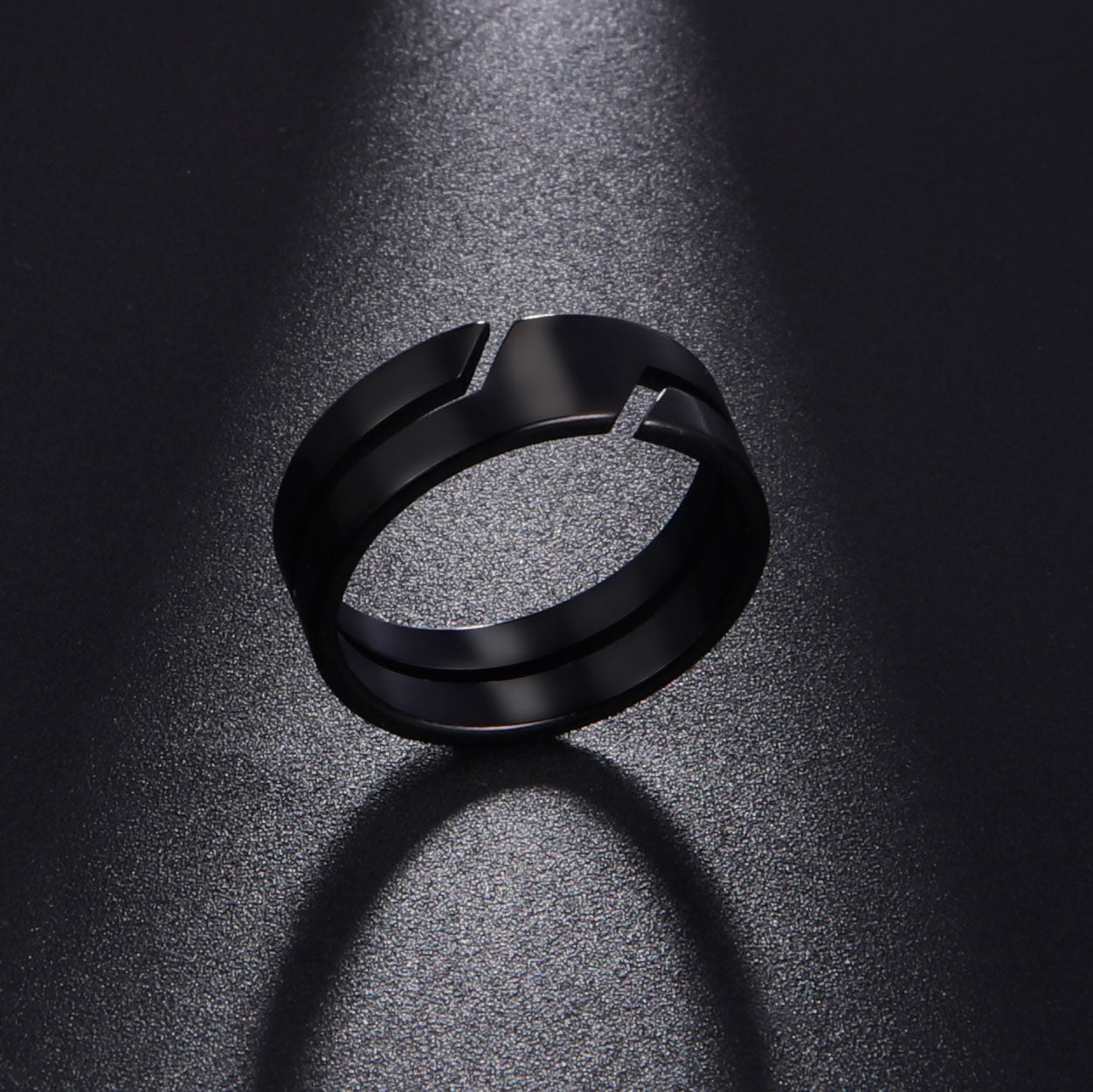 Silver Color Unisex Stainless Rings Pi-Mart