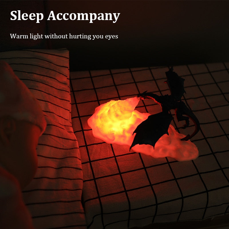 3D Printed Dragon LED Lamp - SJB-DIAMOND ELITES