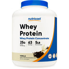 Nutricost Whey Protein Concentrate Powder (Vanilla) 5LBS - Gluten Free, Non-GMO Supplement EasyOptionXY LLC