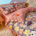Green Four-piece Duvet Cover Pi-Mart