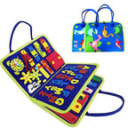 New Busy Book Children's Busy Board Dressing And Buttoning Learning Baby Early Education Preschool Sensory Learning Toy Pi-Mart