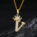 Zircon Alphabet Necklace - SJB-DIAMOND ELITES