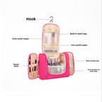 Double Open Wash Bag, Travel Hook Storage Bag, Triple Open Hand Cosmetic Bag, Portable Travel Bag, Toiletry BagToiletry Bag with compartments, Toiletry Bag organizers, - SJB-DIAMOND ELITES