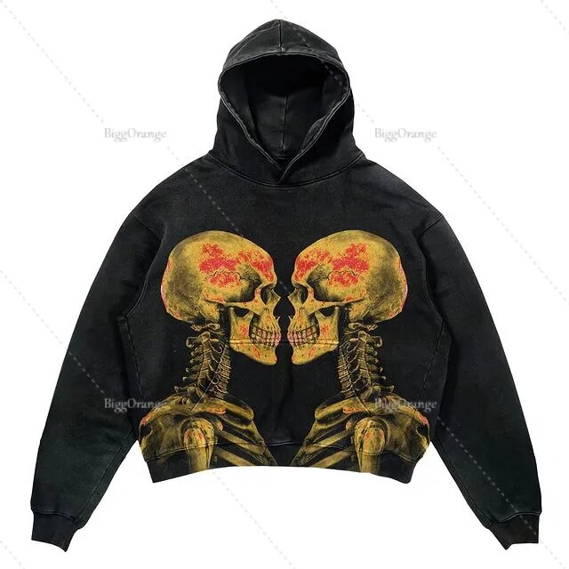 Punk Wind Ninja Printed Hoodies Pi-Mart