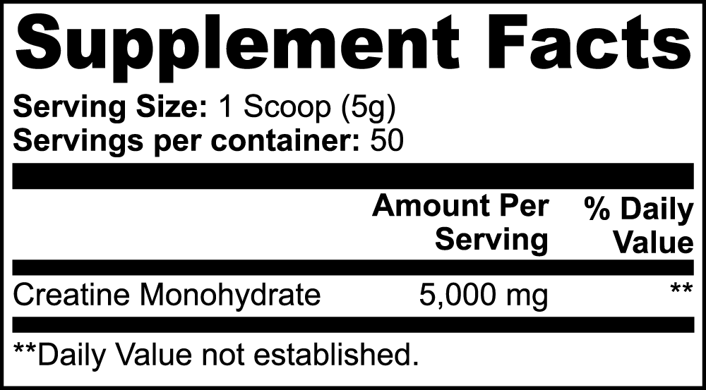 Thrixine Creatine Monohydrate - Made in USA THRIXINE