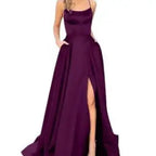 Solid Color Long Slimming And Shoulder Hollow Girlfriends Fashion Bridesmaid Party Dress - SJB-DIAMOND ELITES