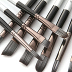 Silver-grey Rod Pen Curtain Oil Paint Brush Gouache Watercolor Paint Brush Pi-Mart