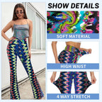 Chic Flare Yoga Pants: Curve-Hugging Comfort!