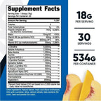 Nutricost Stim-Free Pre-Workout Powder, 30 Servings (Peach Mango) - Non-GMO Supplement EasyOptionXY LLC