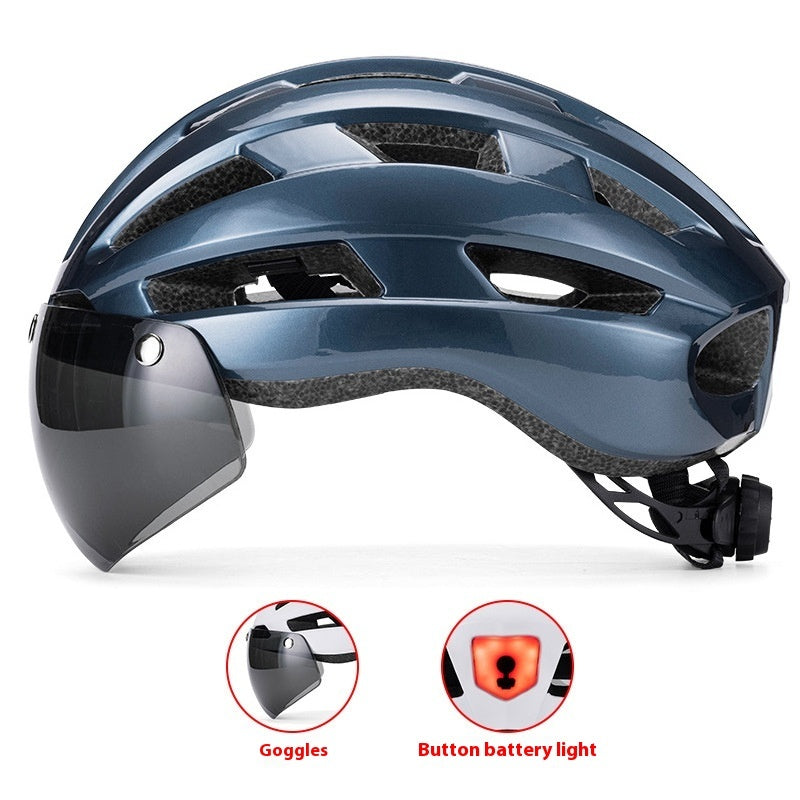 Magnetic Suction Goggles Unisex Mountain Highway Color Changing Cycling Bicycle Helmet Lootquake LLC