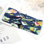 Sweat-absorbent And Anti-perspirant Bundled Headband With Wide-brimmed Print Headband Pi-Mart