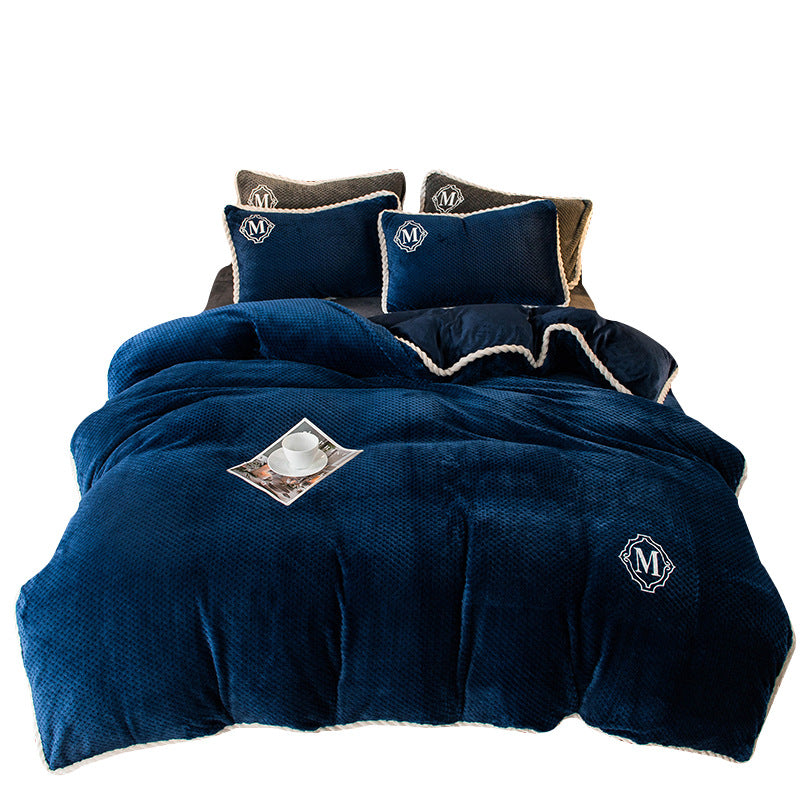 Multifunctional Removable And Washable Pineapple Fleece Winter Quilt Pi-Mart