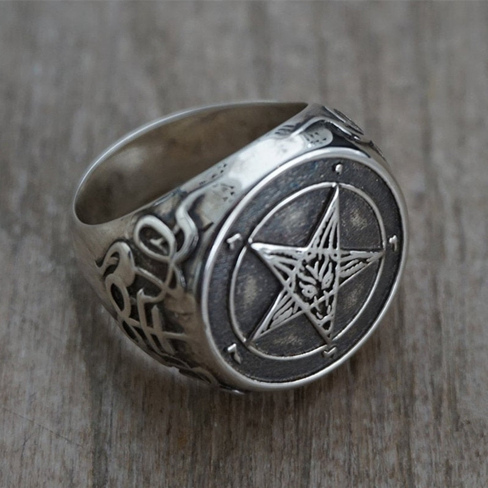 Occult Stainless Steel Ring - SJB-DIAMOND ELITES