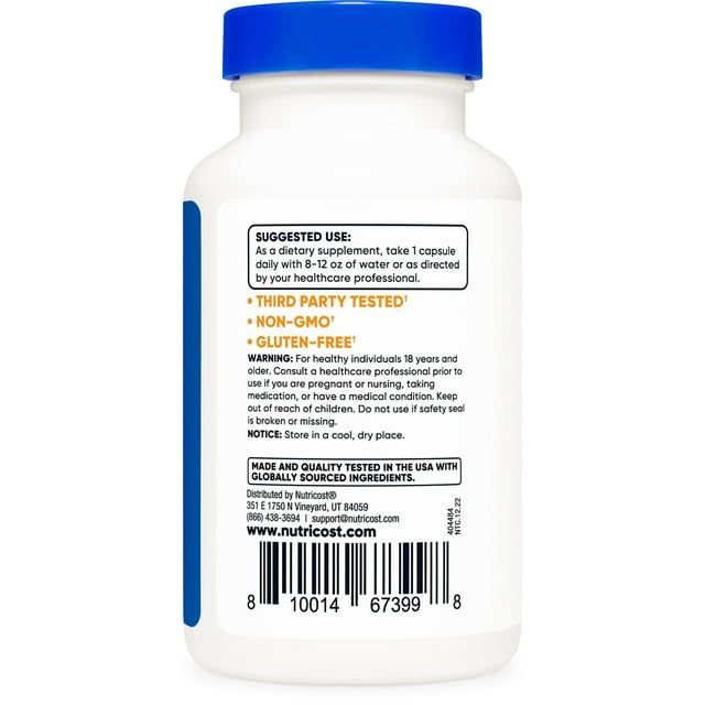 Nutricost Serrapeptase 120,000 SPU, 120 Capsules - Vegetarian Supplement EasyOptionXY LLC